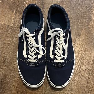 Classic Navy and White Men's Sneakers
